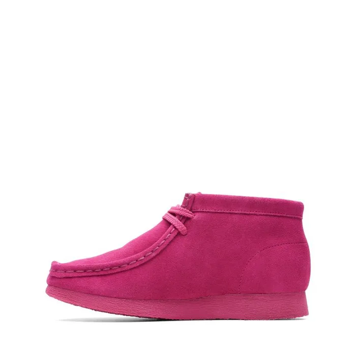 Clarks Originals Wallabee Boot Older Hot Pink Suede 8211 Kids
