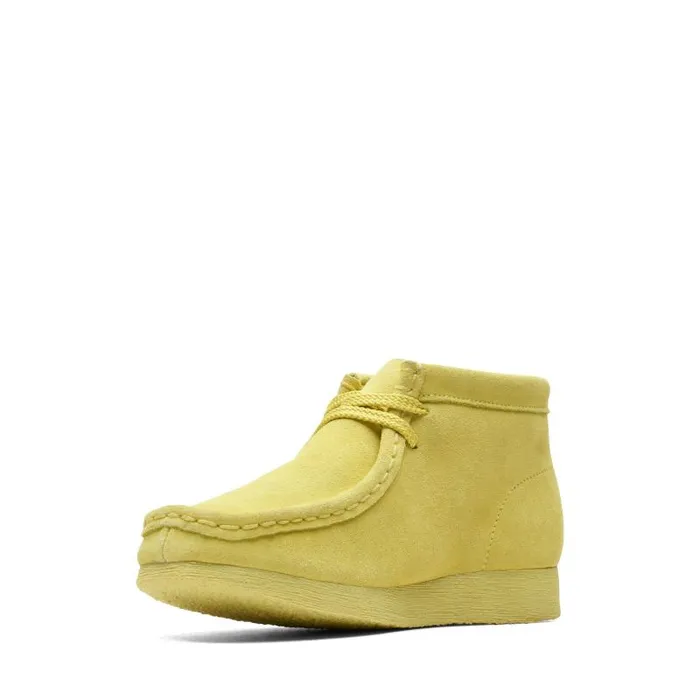 Clarks Originals Wallabee Boot Older Yellow Suede 8211 Kids