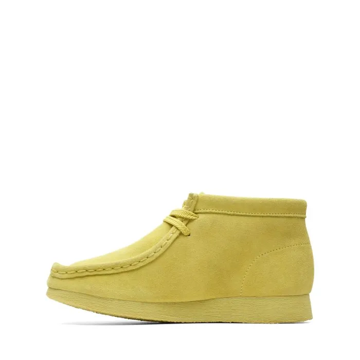 Clarks Originals Wallabee Boot Older Yellow Suede 8211 Kids