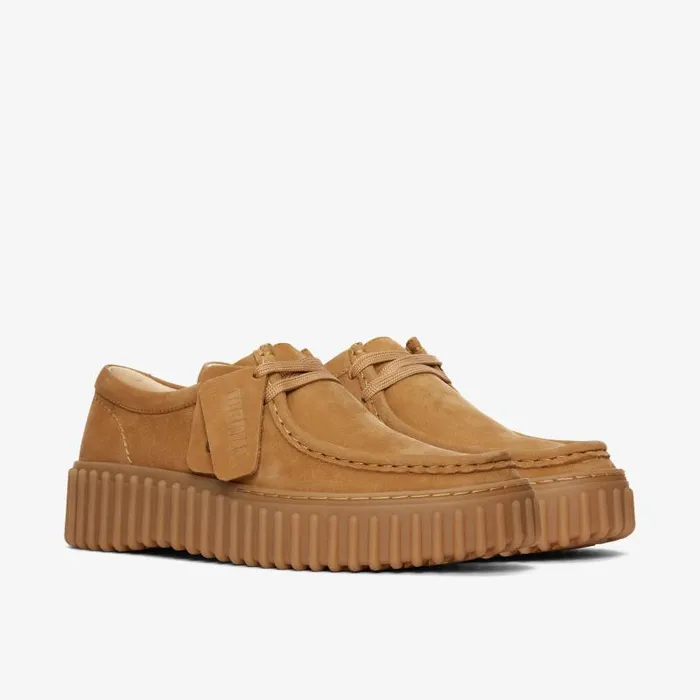 Clarks Platforms Torhill Bee Light Tan Nubuck 8211 Women