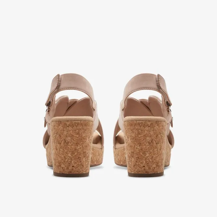 Clarks Sandals and Flip Flops Giselle Dove Sand Nubuck 8211 Women