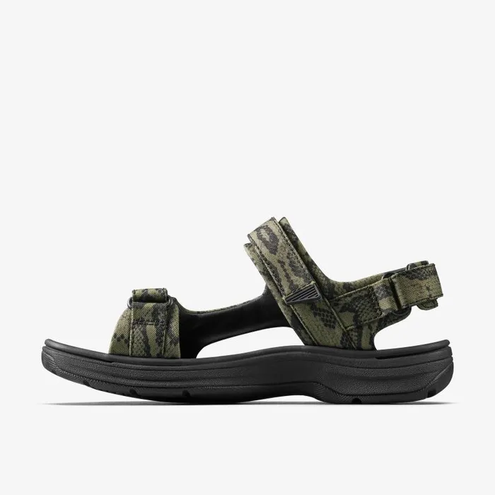 Clarks Sandals and Flip Flops Martine Rose Mens Sandal 2 Green Textile 8211 Men