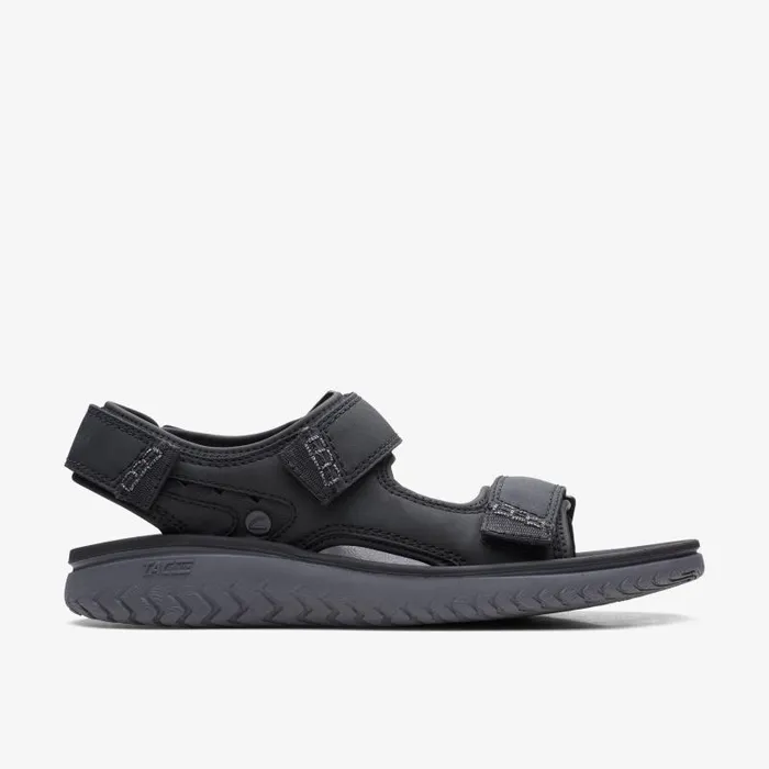 Clarks Sandals and Flip Flops Wesley Bay Black 8211 Men