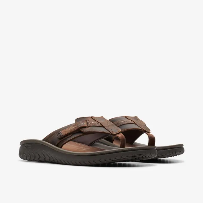 Clarks Sandals and Flip Flops WESLEY SUN Beeswax Leather 8211 Men