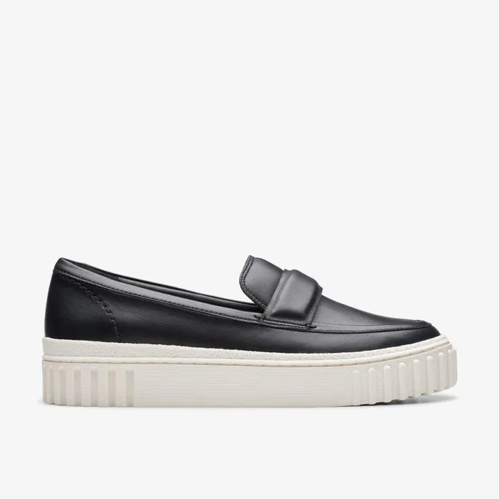Clarks SlipOns Mayhill Cove Black Leather 8211 Women
