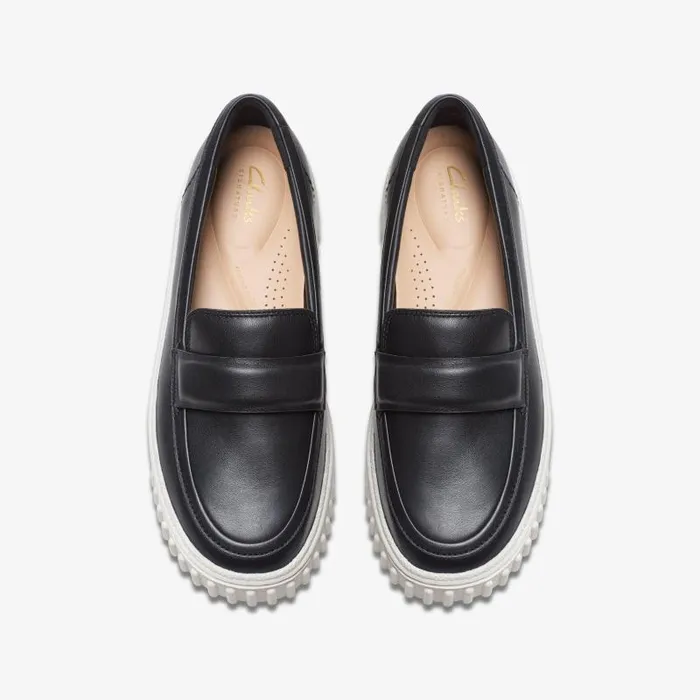 Clarks SlipOns Mayhill Cove Black Leather 8211 Women