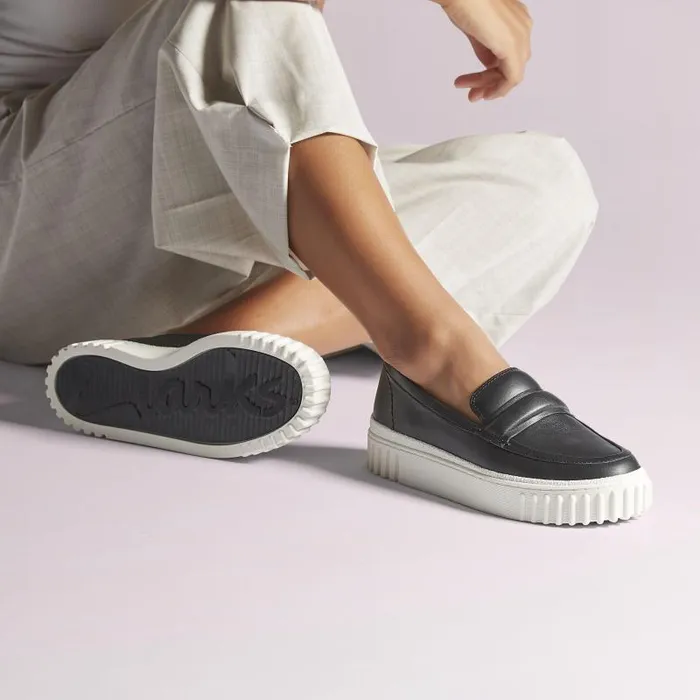 Clarks SlipOns Mayhill Cove Black Leather 8211 Women