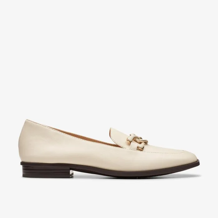 Clarks SlipOns Sarafyna Rae Ivory Leather 8211 Women