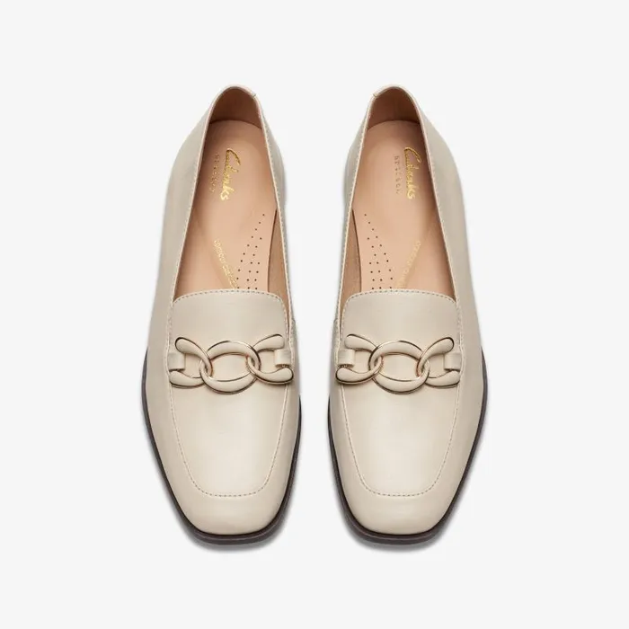 Clarks SlipOns Sarafyna Rae Ivory Leather 8211 Women