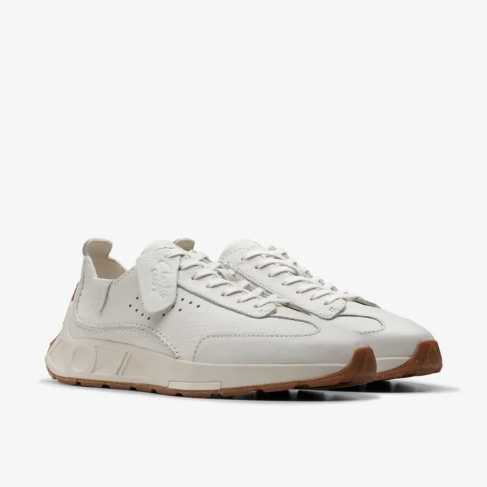 Clarks Sneakers Craft Speed White Leather 8211 Men