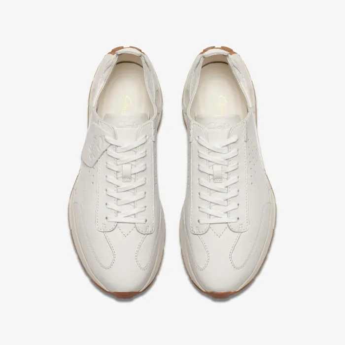 Clarks Sneakers Craft Speed White Leather 8211 Men