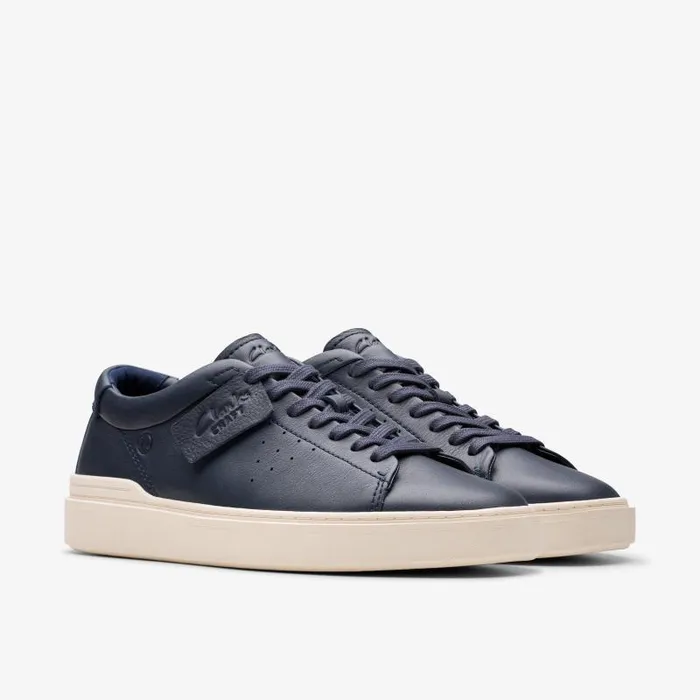 Clarks Sneakers Craft Swift Navy Leather 8211 Men