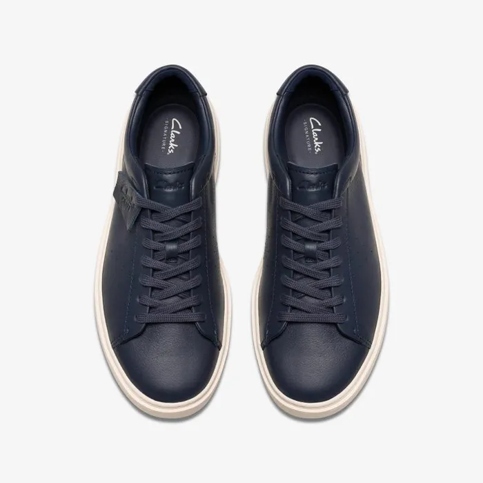 Clarks Sneakers Craft Swift Navy Leather 8211 Men