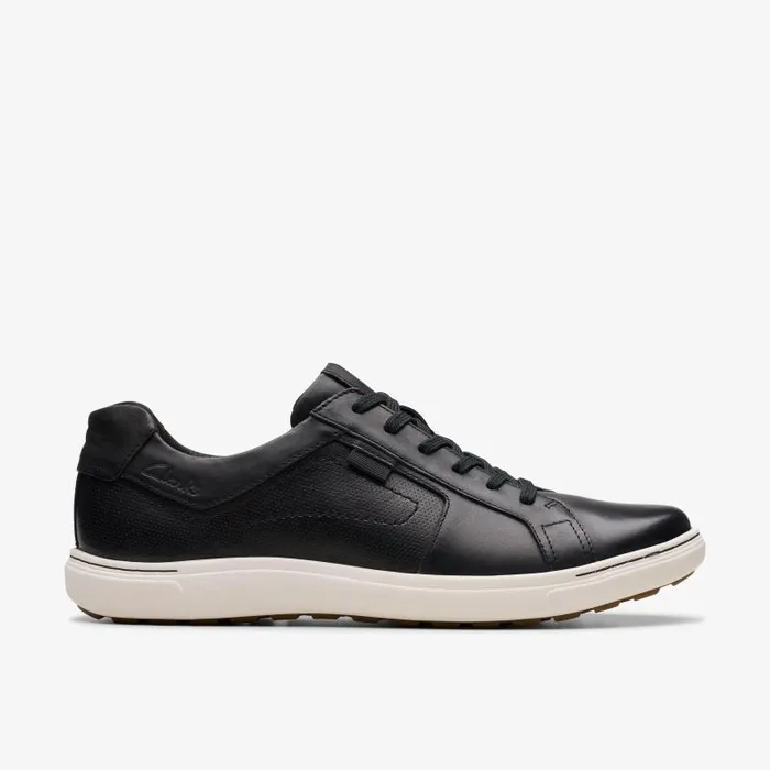 Clarks Sneakers Mapstone Lace Black Leather 8211 Men