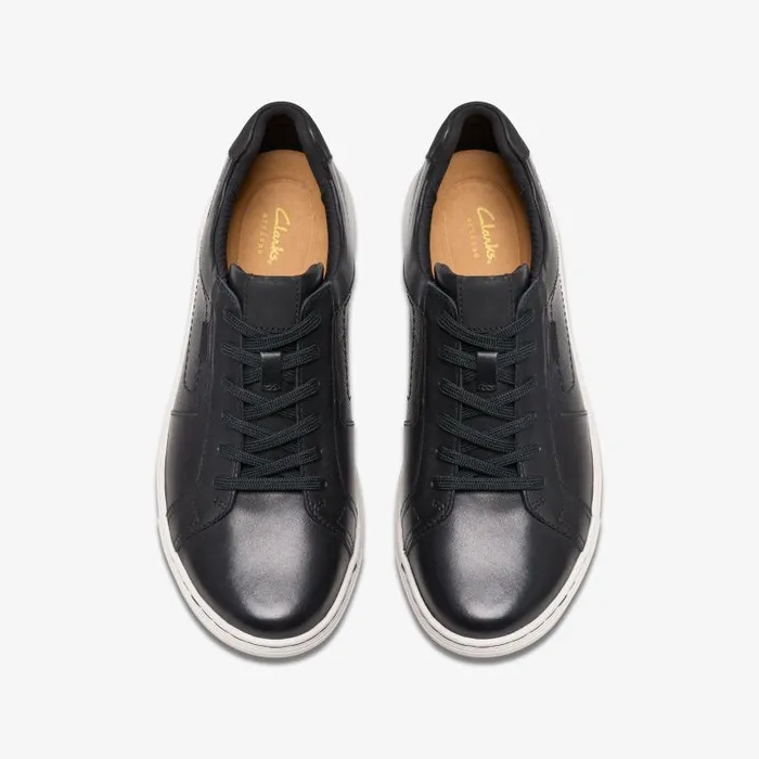 Clarks Sneakers Mapstone Lace Black Leather 8211 Men