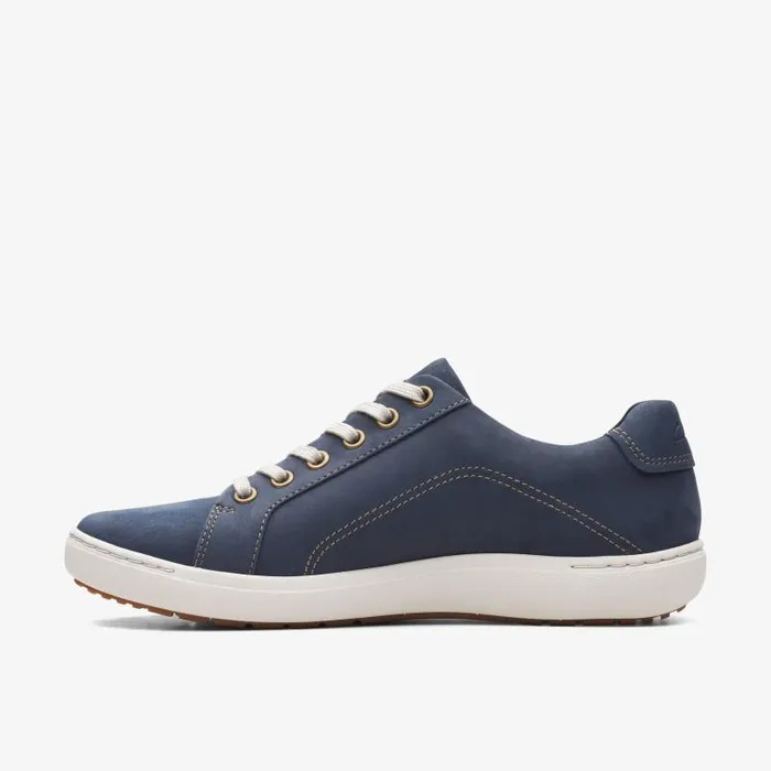 Clarks Sneakers Nalle Lace Navy Nubuck 8211 Women