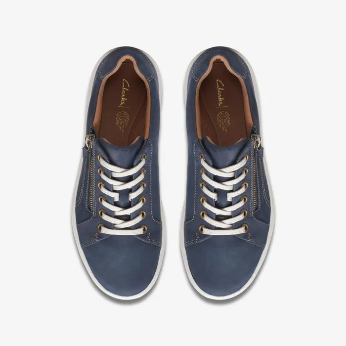 Clarks Sneakers Nalle Lace Navy Nubuck 8211 Women