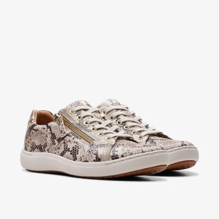 Clarks Sneakers Nalle Lace Snake Print 8211 Women