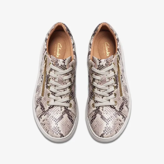 Clarks Sneakers Nalle Lace Snake Print 8211 Women