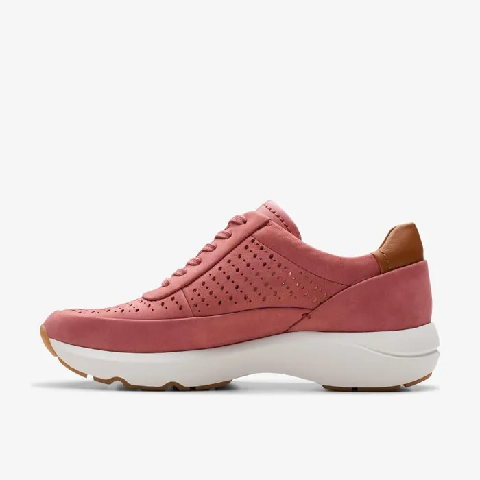 Clarks Sneakers TIVOLI GRACE Dusty Rose Nubuck 8211 Women
