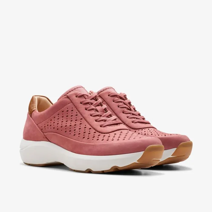 Clarks Sneakers TIVOLI GRACE Dusty Rose Nubuck 8211 Women