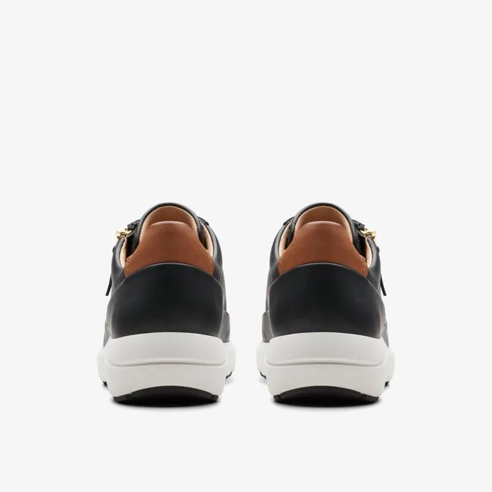 Clarks Sneakers Tivoli Zip Black Leather 8211 Women