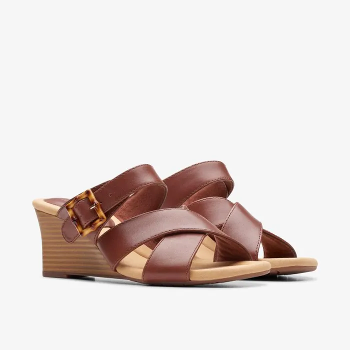 Clarks Wedges Kyarra Judi Tan 8211 Women