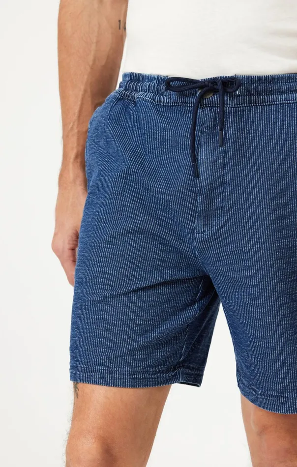 Clint Jogger Shorts In Dark Stripe Athletic Men Mavi Jeans Shorts
