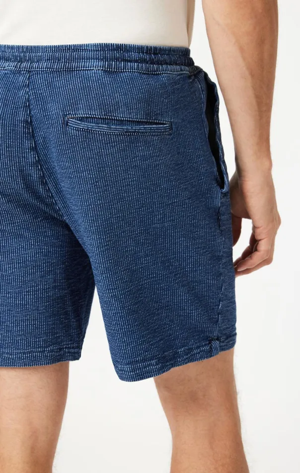 Clint Jogger Shorts In Dark Stripe Athletic Men Mavi Jeans Shorts