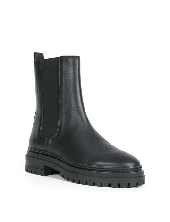 Clover Passion Black Women Bobbies Ankle Boots