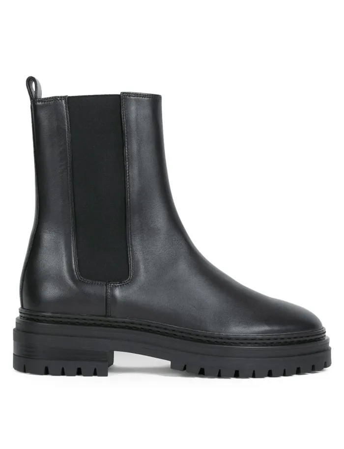 Clover Passion Black Women Bobbies Ankle Boots