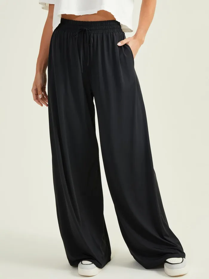 Coast Wide Leg Pants Black Women Altar039d State Activewear
