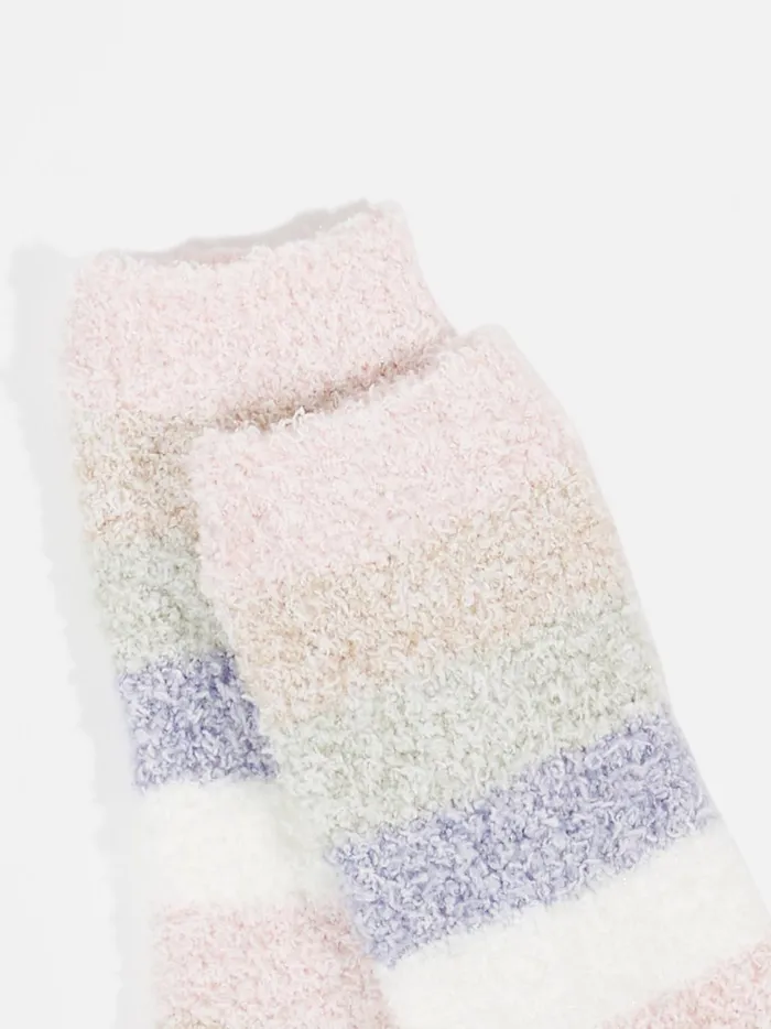 Color Block Striped Cozy Socks Multi Women Altar039d State Socks