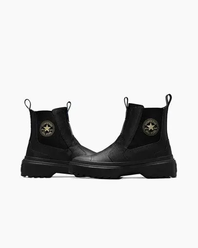 Converse Boots Kids Chuck Taylor All Star Lugged Chelsea Boot Blackblackblack