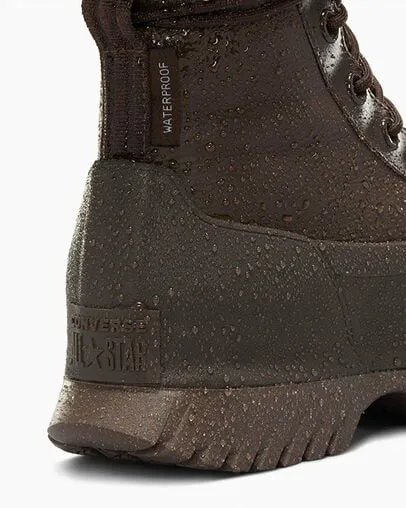 Converse Boots Women Chuck Taylor All Star Lugged 20 XHi Waterproof Leather Platform Fresh Brewfresh Brewblack