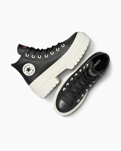 Converse Boots Women Chuck Taylor All Star Lugged Heel Platform Waterproof Blackblackegret