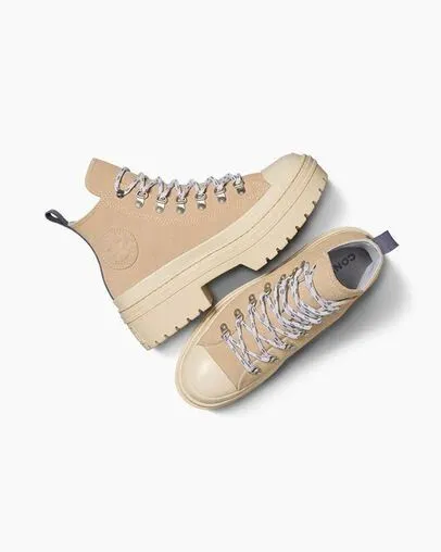 Converse Boots Women Chuck Taylor All Star Lugged Heel Waterproof Platform Warm Quarrymiso Glaze