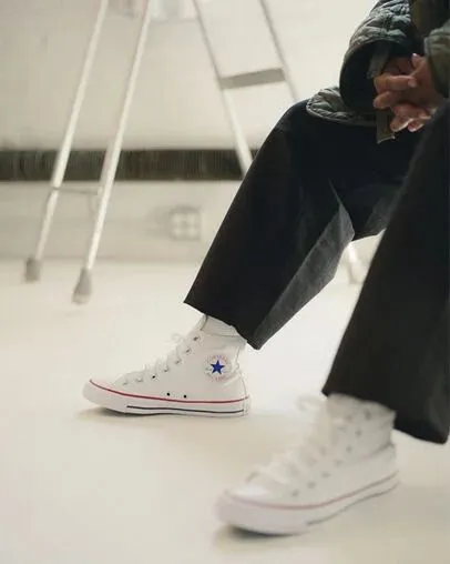 Converse Chuck Taylor All Star Women Chuck Taylor All Star White High Top Shoe Optical White