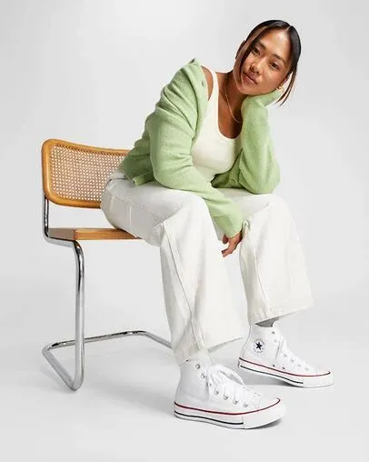 Converse Chuck Taylor All Star Women Chuck Taylor All Star White High Top Shoe Optical White