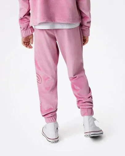 Converse Pants and Shorts Kids Velour Jogger Magic Flamingo