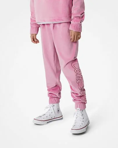 Converse Pants and Shorts Kids Velour Jogger Magic Flamingo