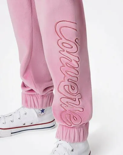 Converse Pants and Shorts Kids Velour Jogger Magic Flamingo