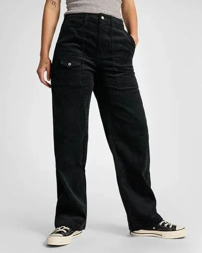 Converse Pants and Shorts Women Corduroy Pants Converse Black