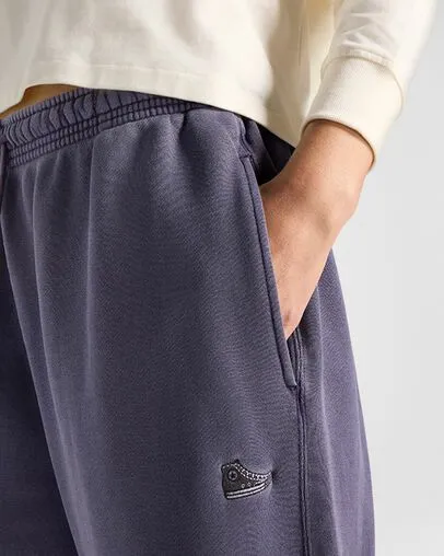 Converse Pants and Shorts Women GoTo LooseFit Fleece Pants Shadow Purple