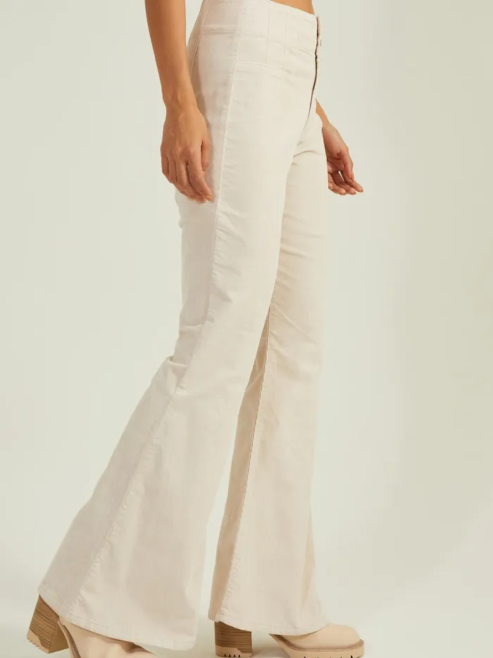 Cori Corduroy Flare Pants Cream Women Altar039d State Pants