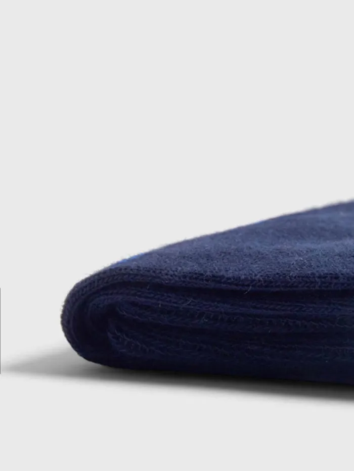 Cotton Dotted Sock Navyblue Men Paul Stuart Socks