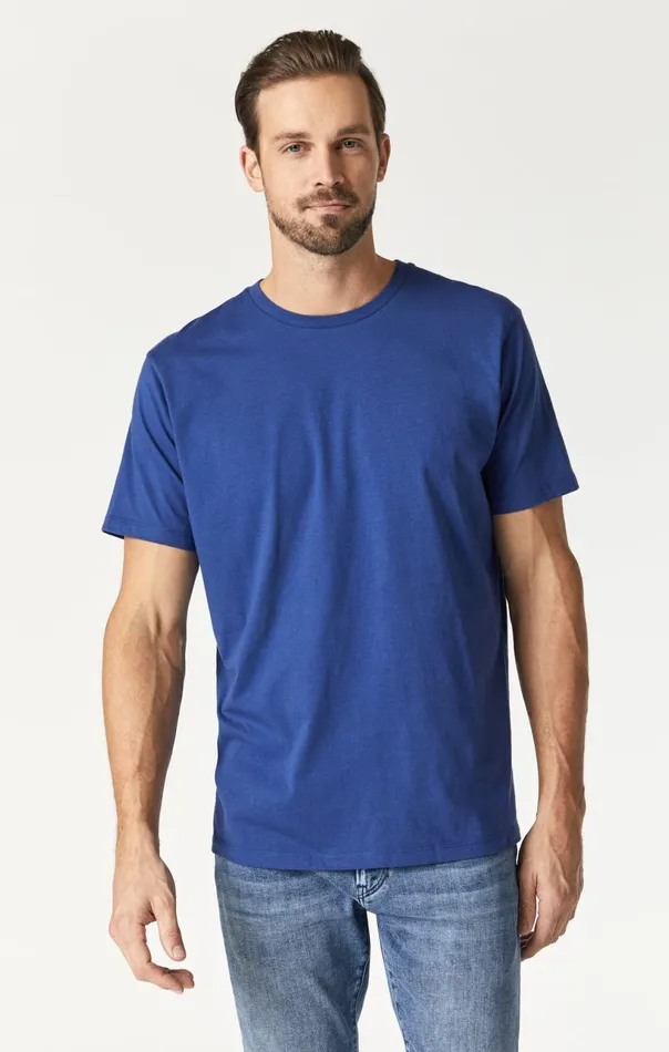 Crew Neck TShirt In Twilight Blue Men Mavi Jeans TShirts
