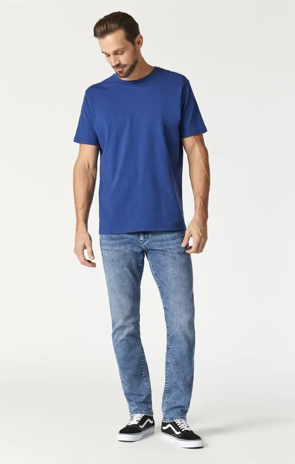 Crew Neck TShirt In Twilight Blue Men Mavi Jeans TShirts Crew Neck TShirt In Twilight Blue Men Mavi Jeans TShirts