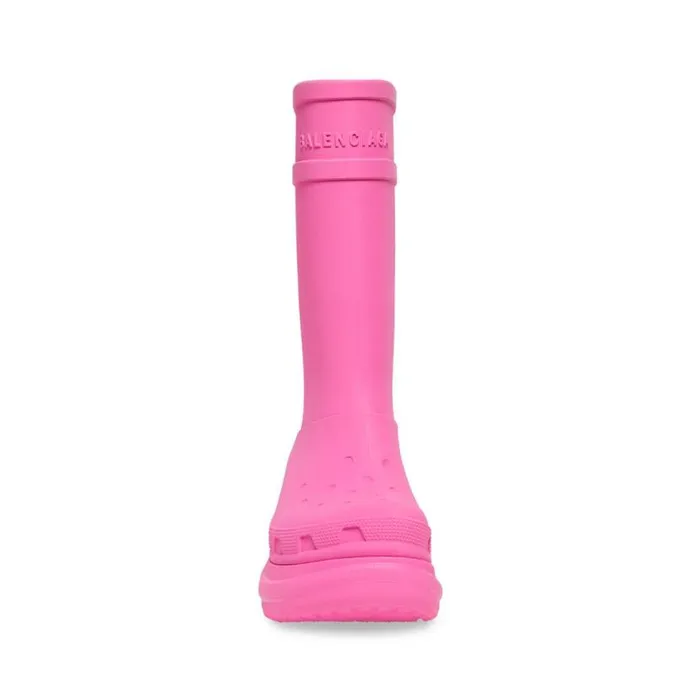 Crocs Boot In Bright Pink Women Balenciaga Boots and Ankle Boots