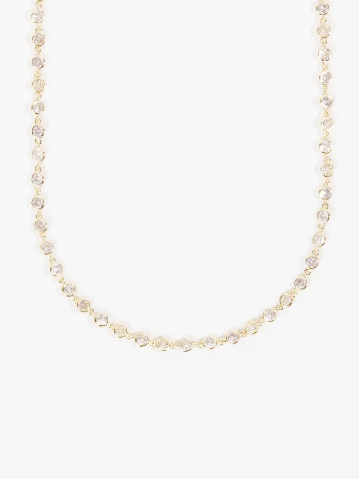Crystal Lined Choker Gold Women Altar039d State Jewelry